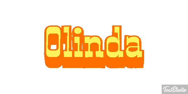 Olinda Текстовый эффект