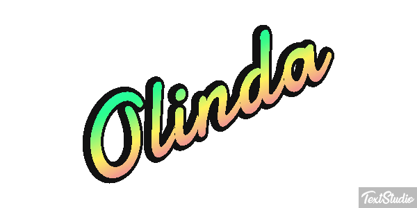 Olinda Текстовый эффект