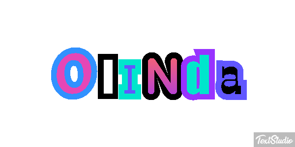 Olinda Текстовый эффект