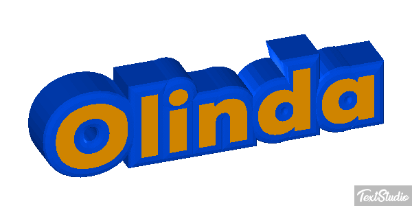 Olinda Текстовый эффект