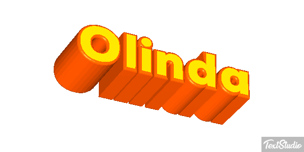 Olinda Текстовый эффект
