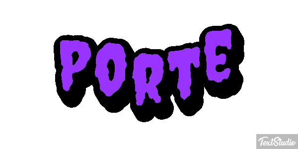 Porte Effet de texte