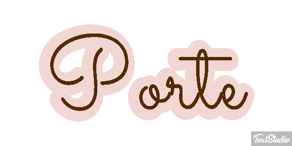 Porte Effet de texte