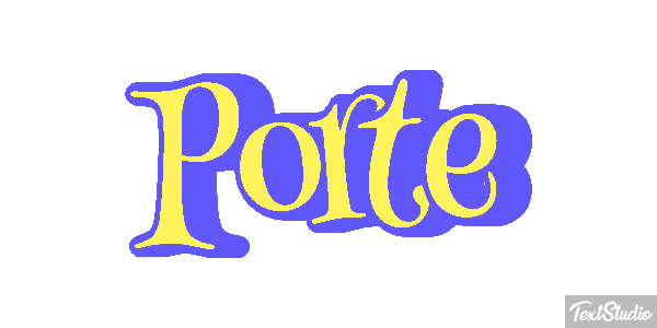 Porte Effet de texte