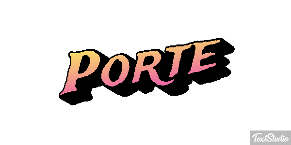 Porte Effet de texte