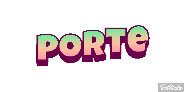 Porte Effet de texte