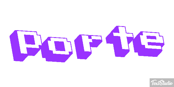 Porte Effet de texte