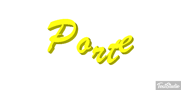 Porte Effet de texte