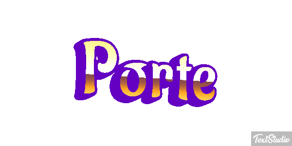 Porte Effet de texte