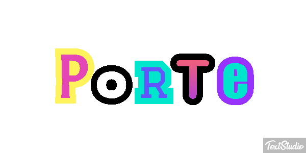 Porte Effet de texte