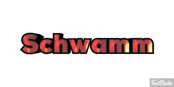 Schwamm Texteffekt
