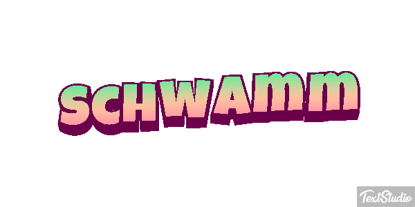 Schwamm Texteffekt