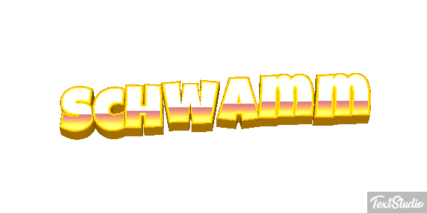 Schwamm Texteffekt