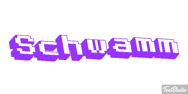 Schwamm Texteffekt