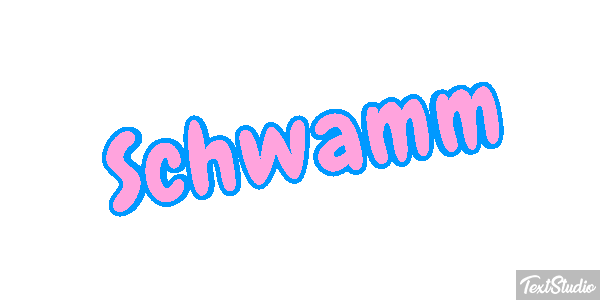 Schwamm Texteffekt