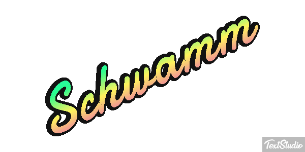 Schwamm Texteffekt