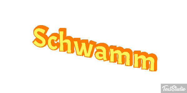 Schwamm Texteffekt