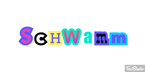 Schwamm Texteffekt