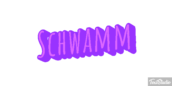 Schwamm Texteffekt