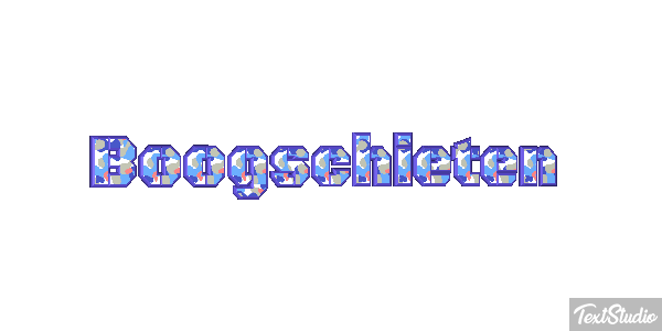Boogschieten Tekst effect