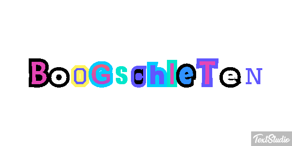 Boogschieten Tekst effect