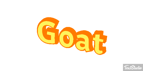 Goat Text effect