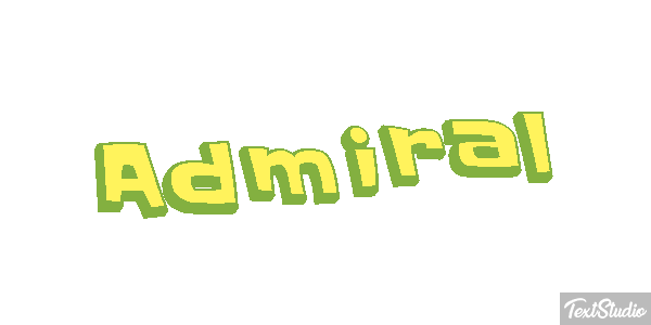 Admiral Texteffekt