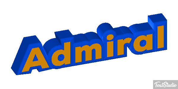 Admiral Texteffekt