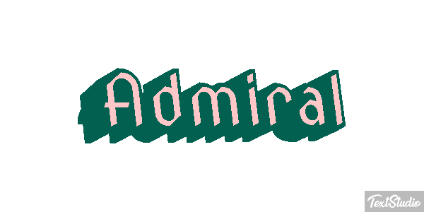 Admiral Texteffekt