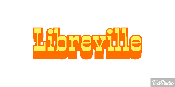 Libreville Efekt tekstowy