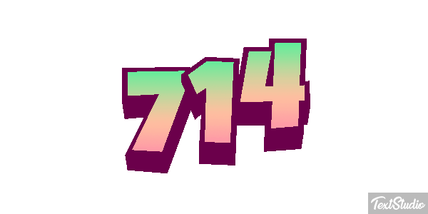 714 Efekt tekstowy