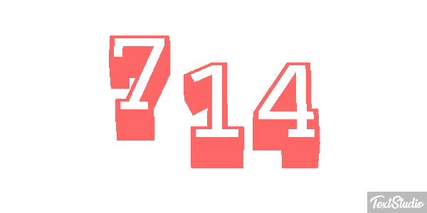 714 Efekt tekstowy