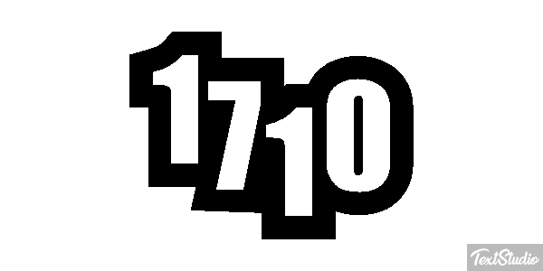 1710 Text effect
