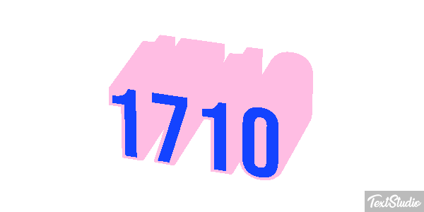 1710 Text effect