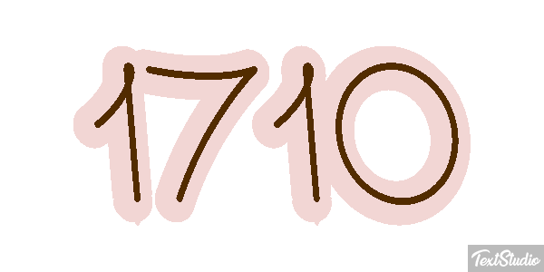 1710 Text effect