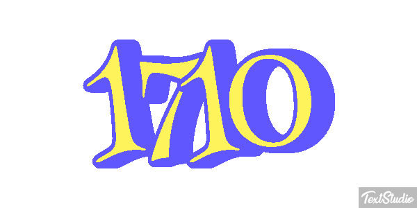 1710 Text effect