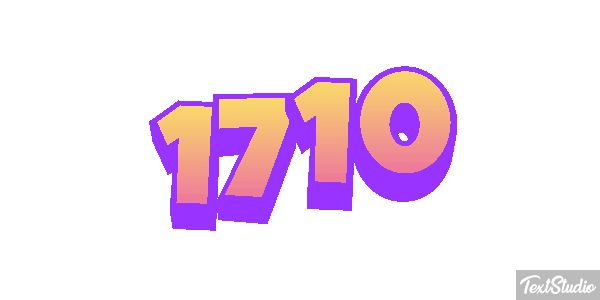 1710 Text effect