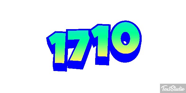 1710 Text effect