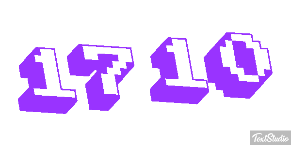 1710 Text effect