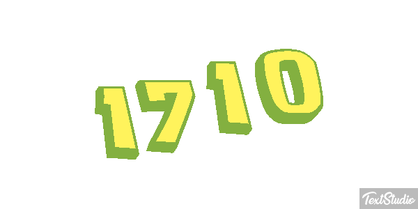 1710 Text effect