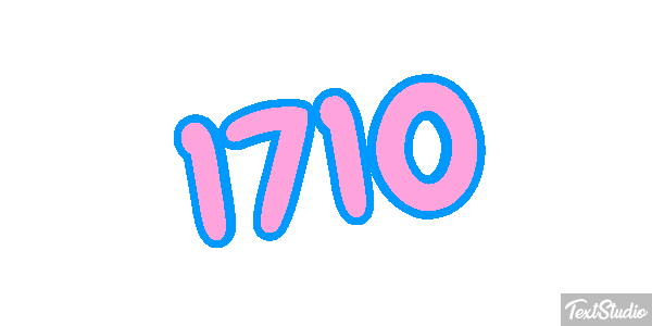 1710 Text effect
