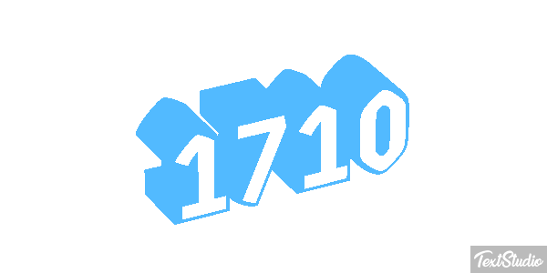 1710 Text effect