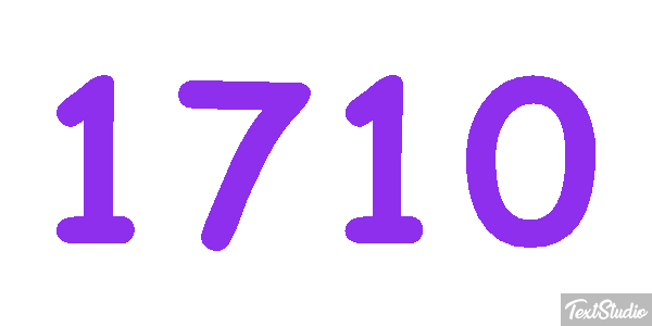 1710 Text effect