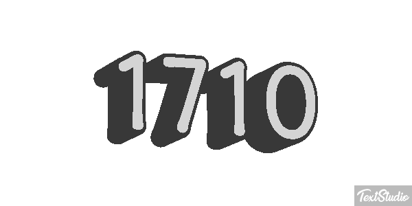 1710 Text effect