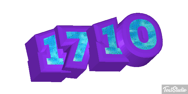 1710 Text effect