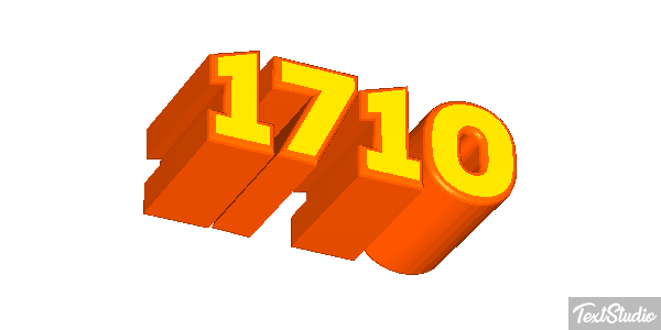 1710 Text effect