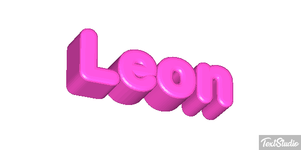 León Efecto de texto
