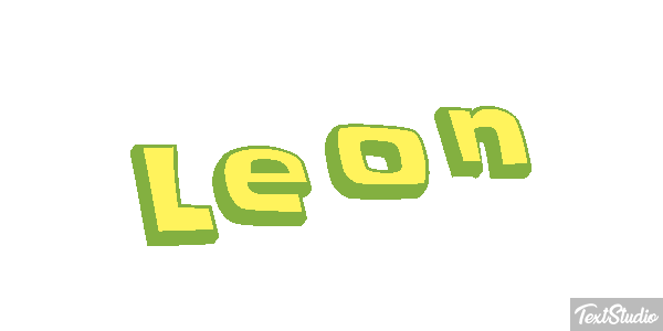 León Efecto de texto