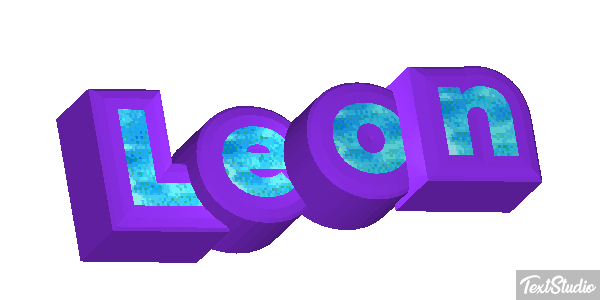 León Efecto de texto