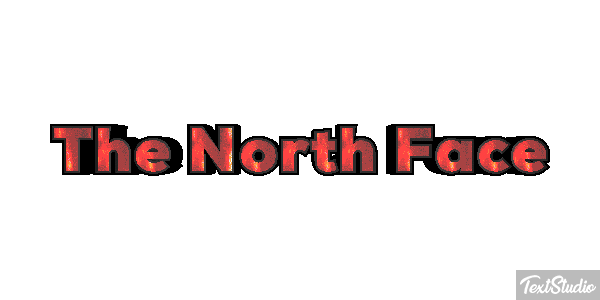 The North Face Tekst effect